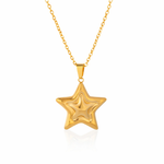 Colar Delicatta Estrela do Mar Banhado a Ouro 18K