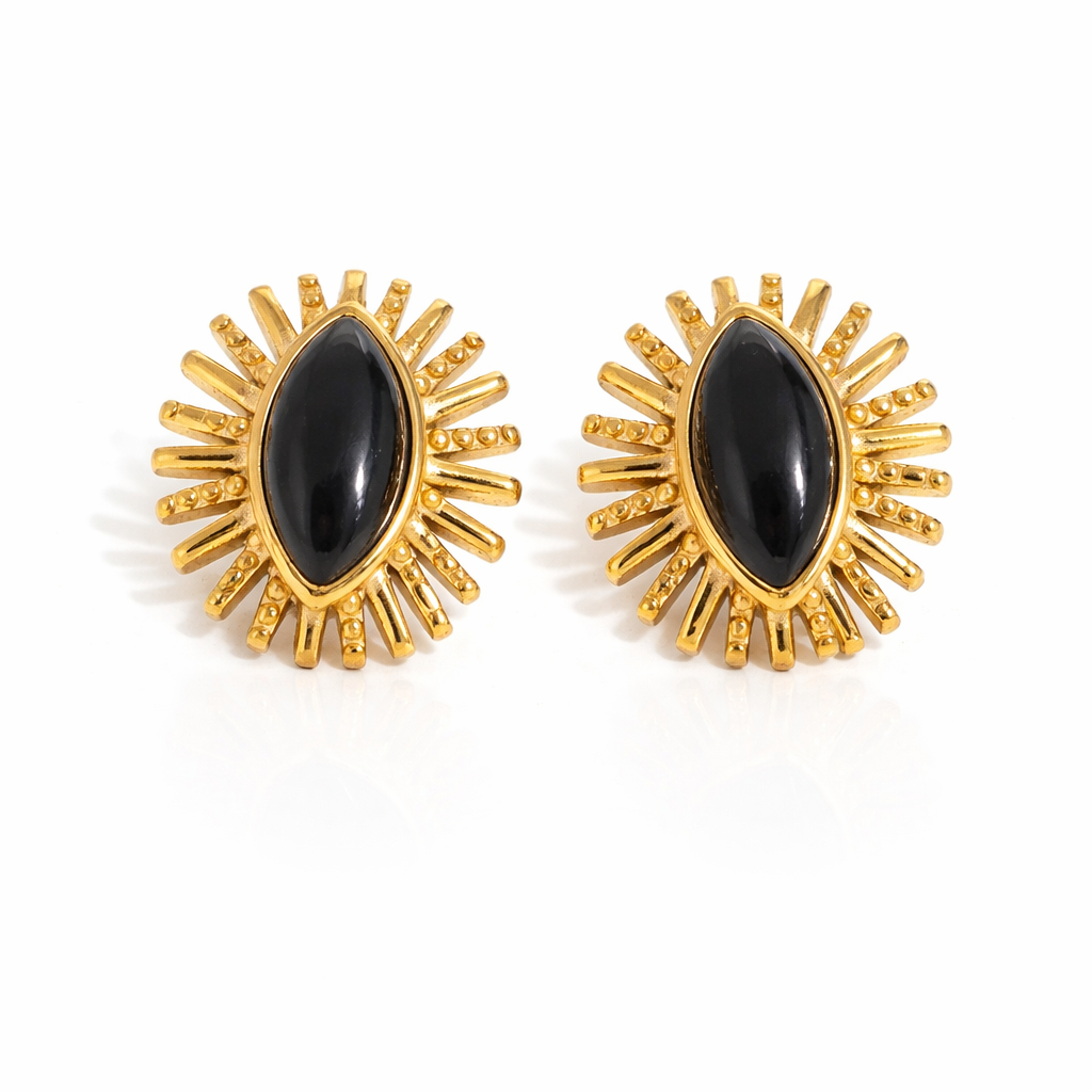Brincos CelesteBanhado a ouro 18k