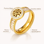 Anel Serena Banhado a Ouro 18k Feminino