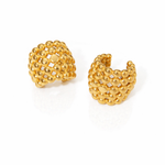 Brincos de Pressão Ear CuffBanhado a ouro 18k