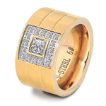 Anel Orbit Banhado a Ouro 18k Premium