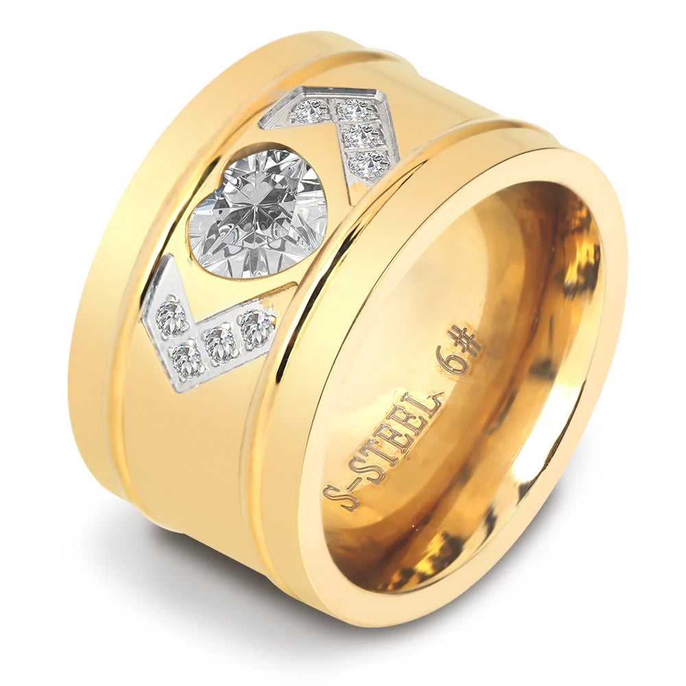 Anel Orbit Banhado a Ouro 18k Premium