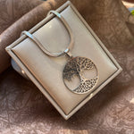 Colar Minimal Arvore da Vida Banhado a Ouro 18K