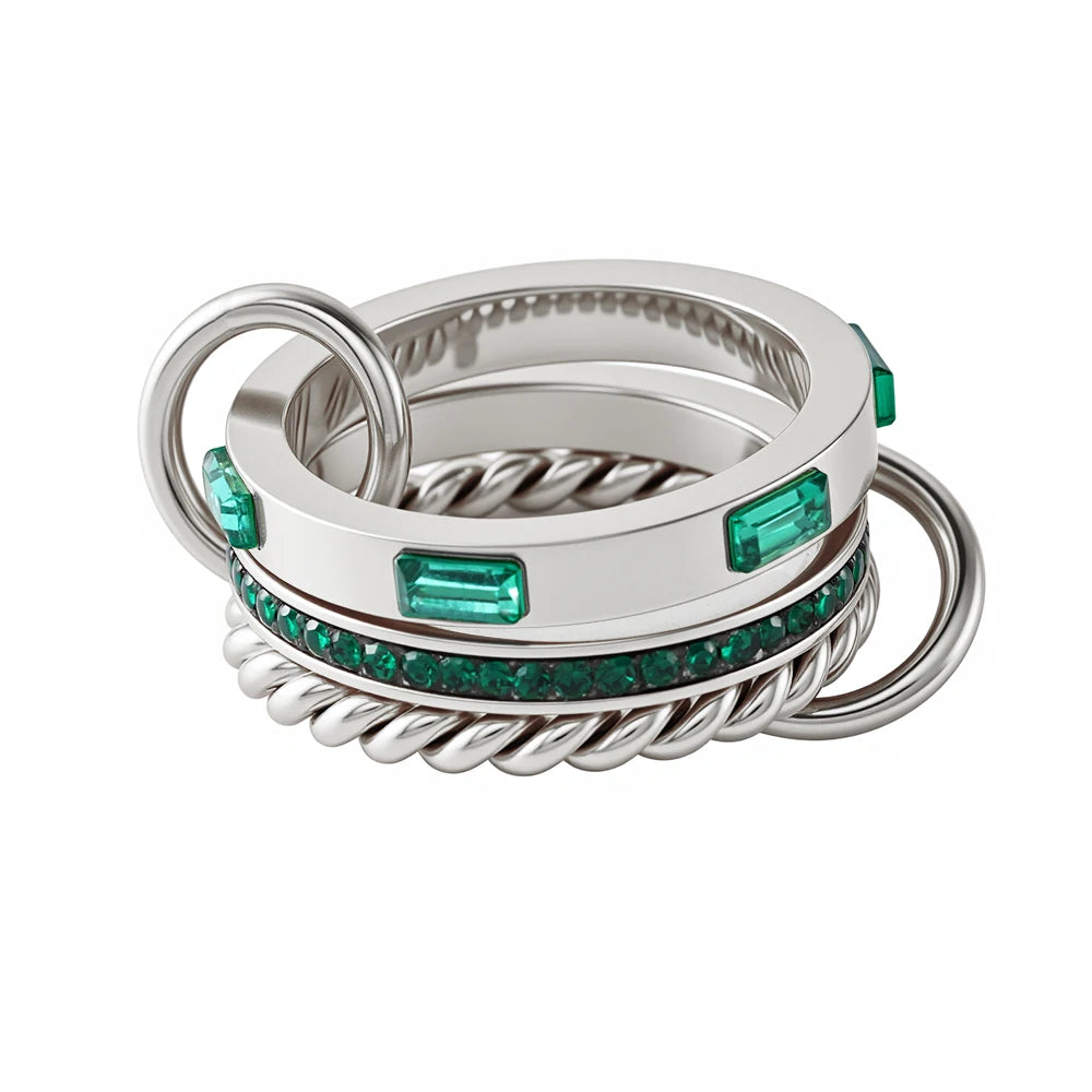 Anel Noble Banhado a Ouro 18k Premium