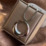Colar Linear Gold Minimal Banhado a Ouro 18K