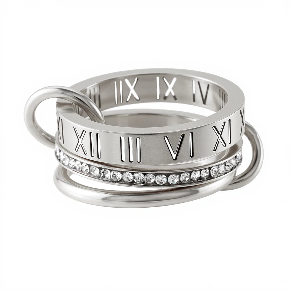 Anel Aurora Romano Banhado a Ouro 18k