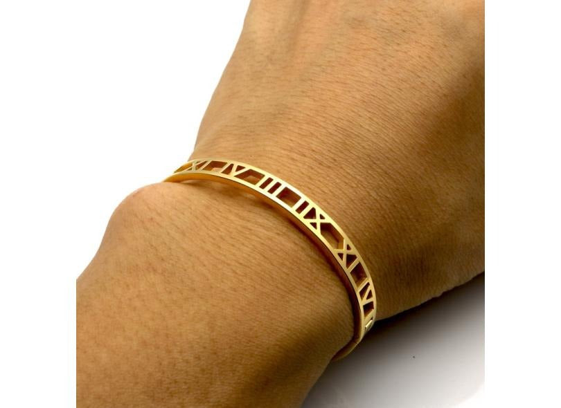 Bracelete Constelação Romana Banhado em Ouro 18K