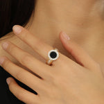 Anel Isabella Banhado a Ouro 18k