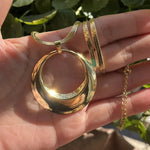 Colar Linear Gold Minimal Banhado a Ouro 18K