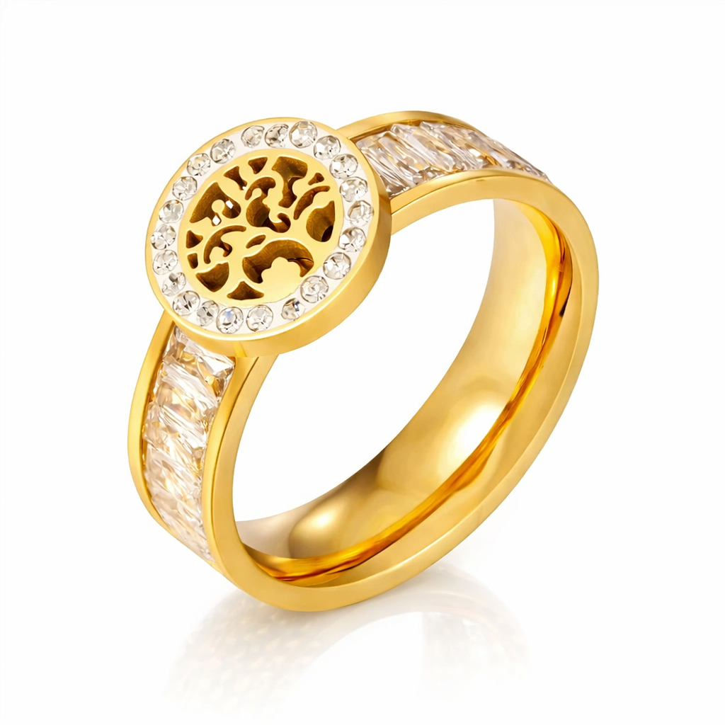 Anel Serena Banhado a Ouro 18k Feminino