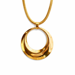 Colar Linear Gold Minimal Banhado a Ouro 18K