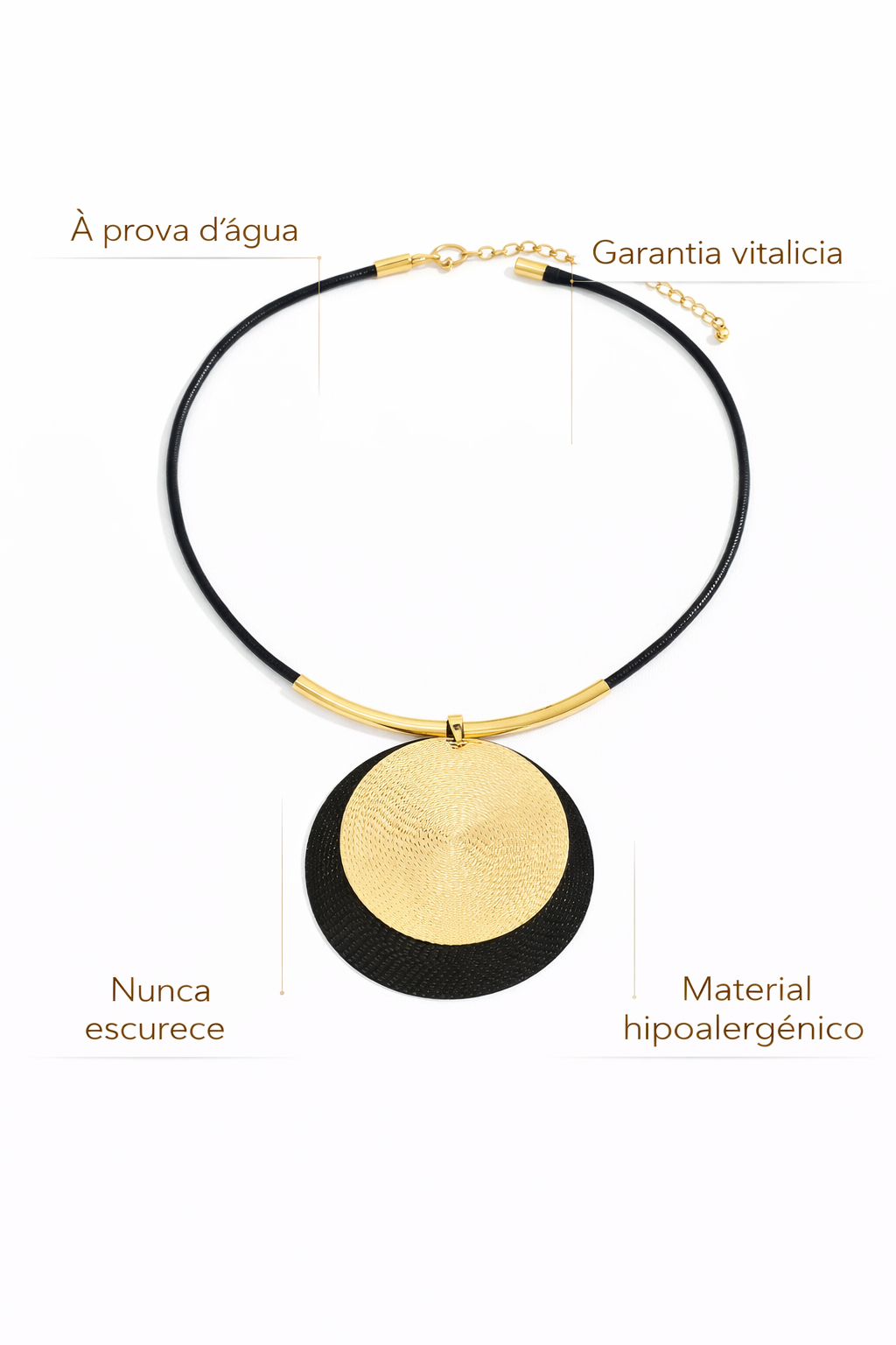 Colar OpulenceBanhado a Ouro 18K
