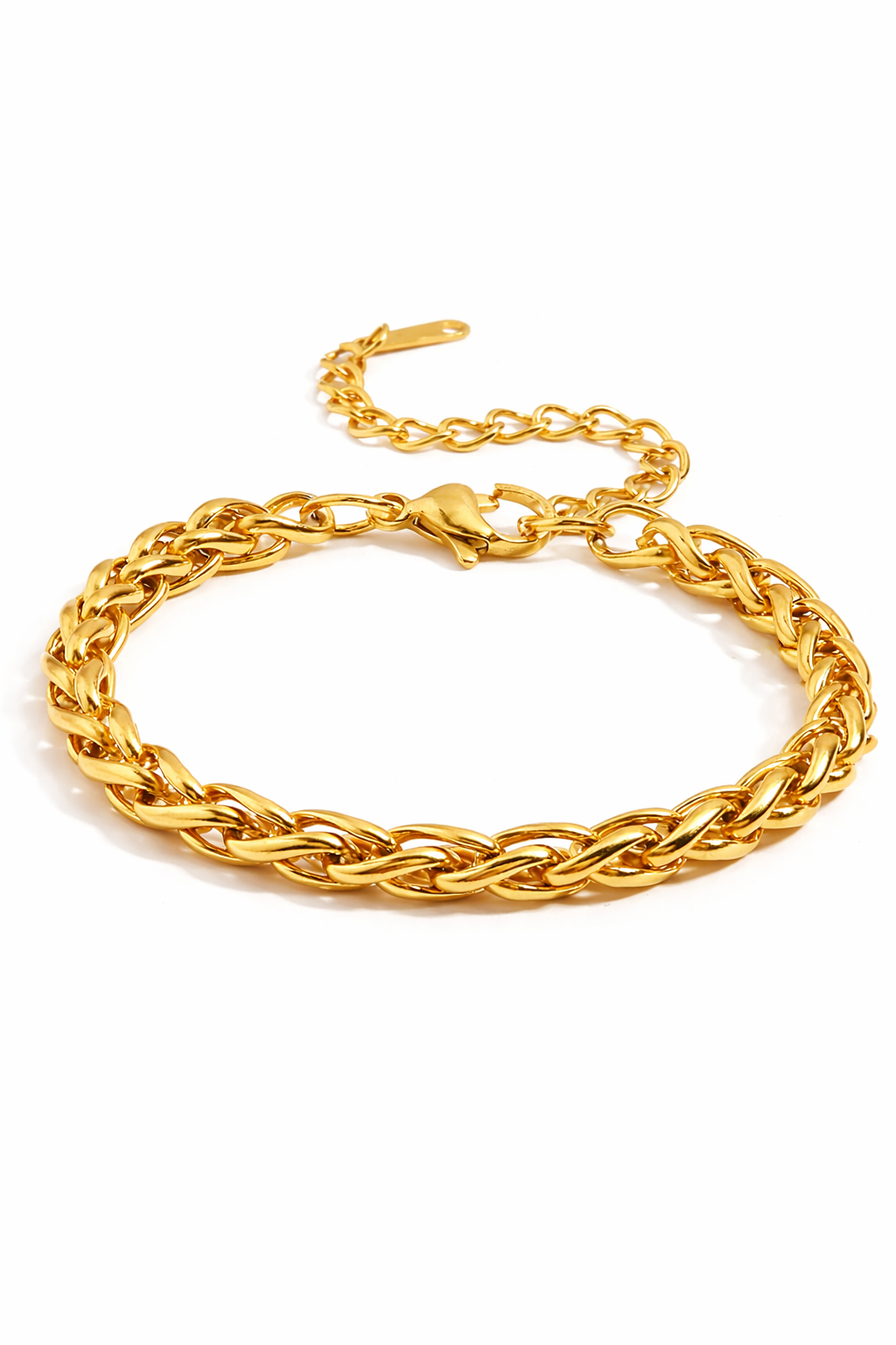 Bracelete Elegora Vazadas Banhado a Ouro 18K