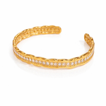 Bracelete Infinite Cravejado Banhado a Ouro 18K