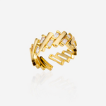 Anel Imperiale Banhado a Ouro 18K