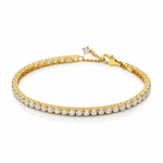 Bracelete Feminino Estrelado Banhado em Ouro 18K