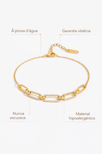 Pulseira Galaxy Feminino Ouro 18K