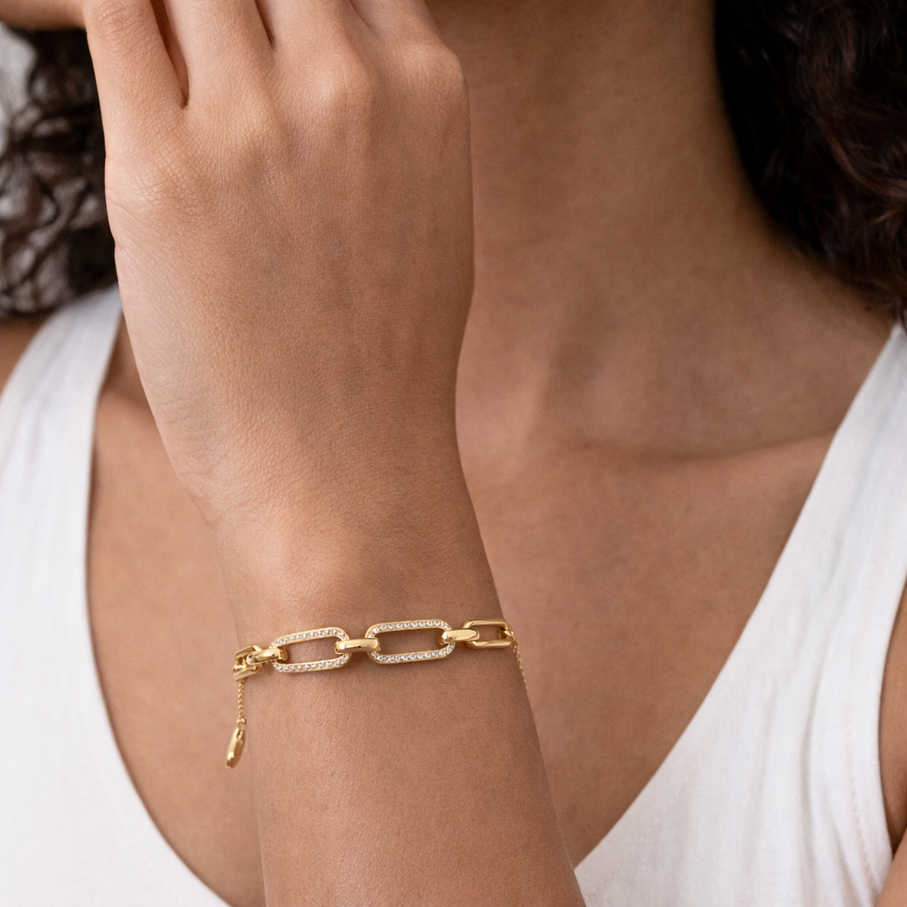 Pulseira Galaxy Feminino Ouro 18K