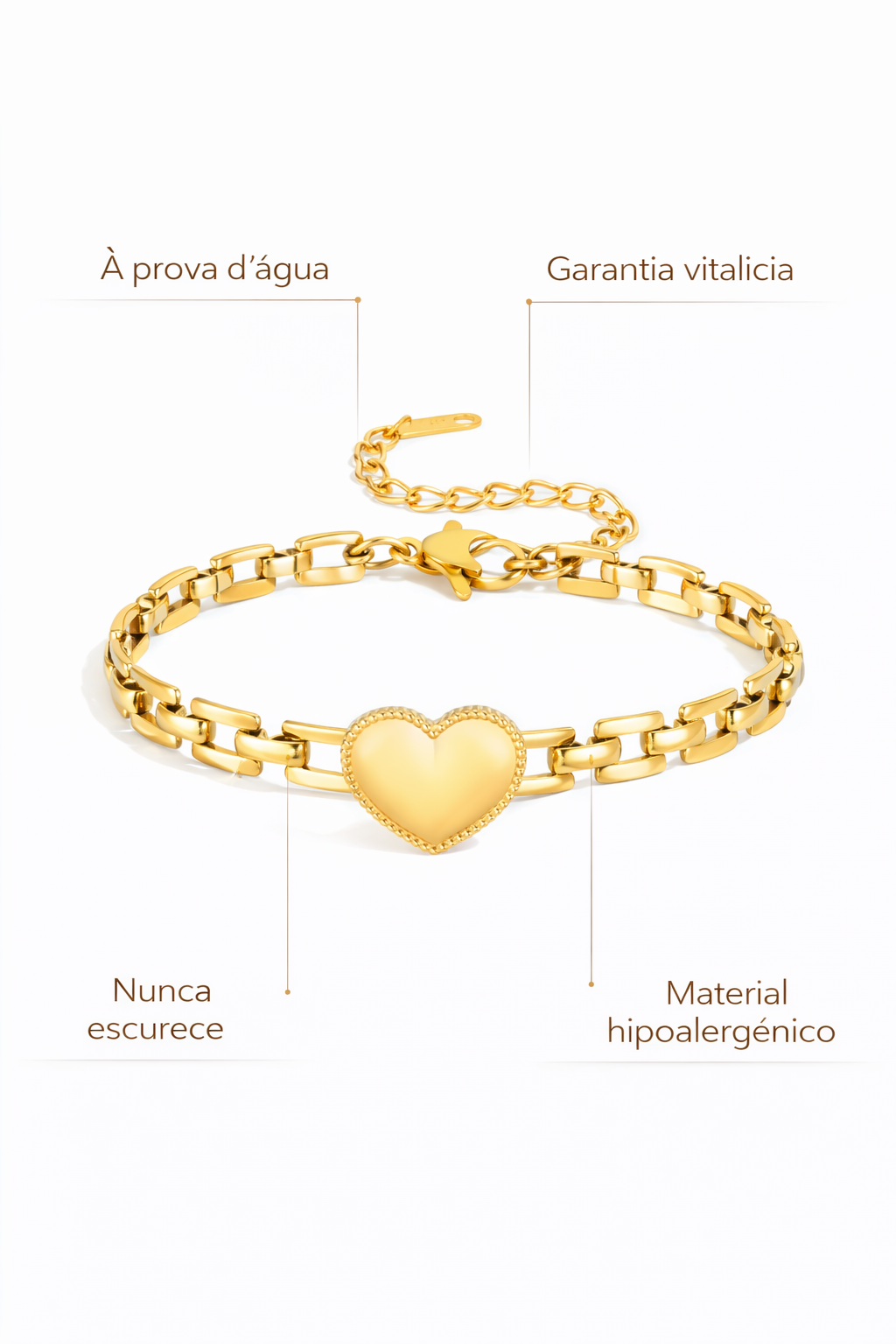 Bracelete Orbit Banhado aOuro 18K