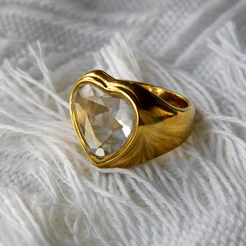 Anel Vitta Ouro 18k Banhado Luxo