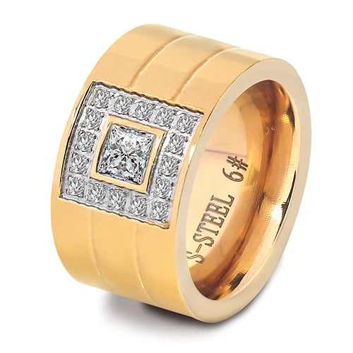 Anel Orbit Banhado a Ouro 18k Premium