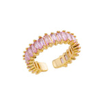 Anel Douré ZircãoBanhado a Ouro 18k
