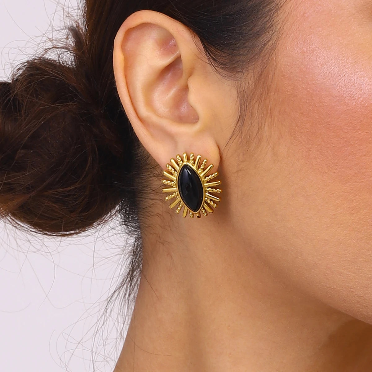 Brincos CelesteBanhado a ouro 18k