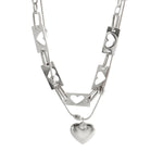 Colar Astral Coração Feminino Ouro 18K