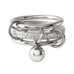 Anel Sovereign Feminino Banhado em Ouro 18k