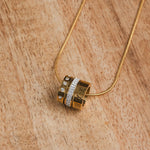 Colar Triplo AroRomano Banhado em Ouro 18k