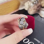 Anel Cosmos Banhado a Ouro 18k Premium